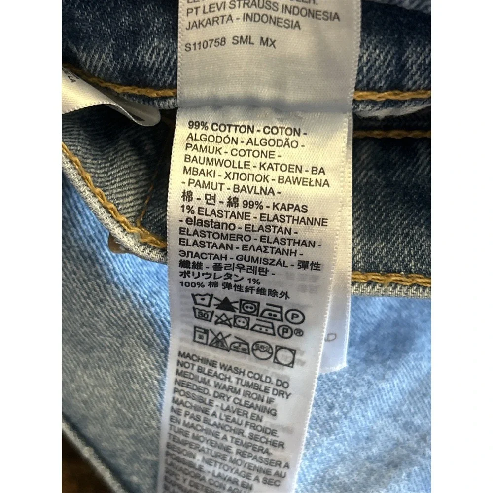 Levis 541 Athletic Taper Light Wash Blue Denim Jeans Mens 34x30 18181-0667 - Picture 13 of 14